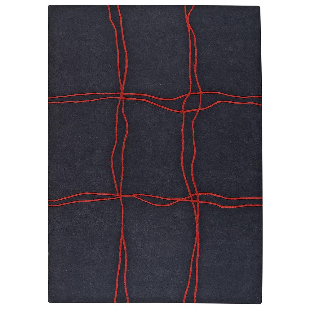 MAT The Basics MTBAMSCHA083116 Hand Tufted in Pure New wool Rug in Charcoal